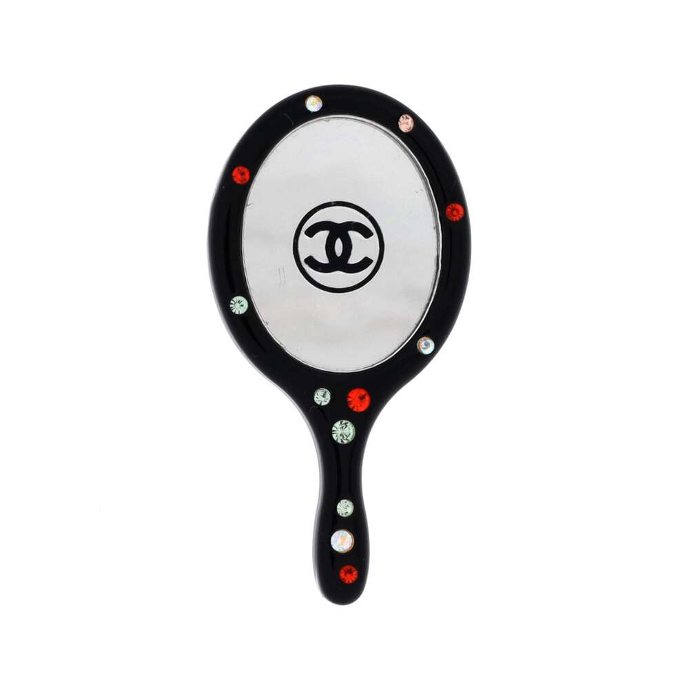 Chanel Cc Mirror Brooch Crystal #299297C67B